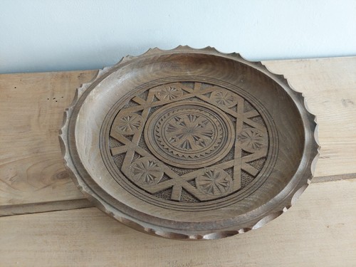 Vintage hand carved - carved, indian
