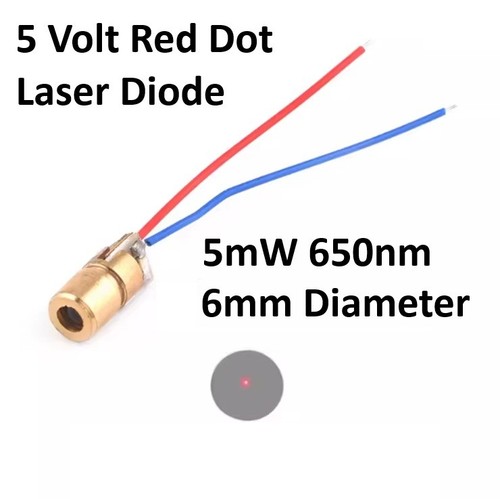 Laser diode 5mw red dot - ,