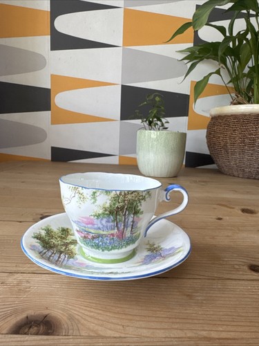 Vintage aynesly cup and saucer - and,