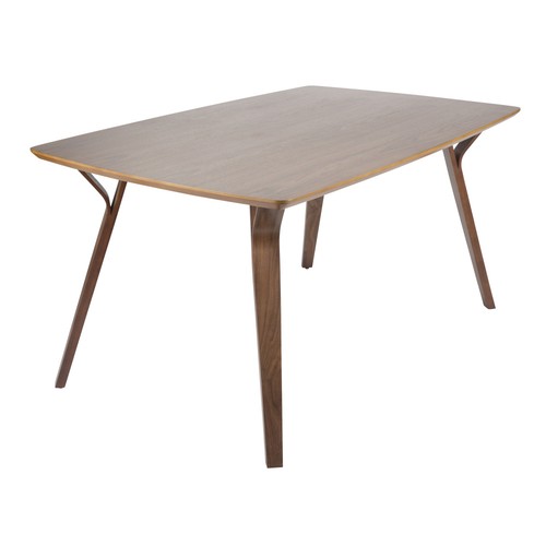 Mid century modern walnut - mid-century, wood