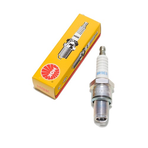 Spark plug ngk br9es resistor - br9es,