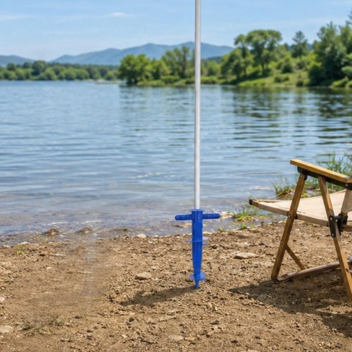 Adjustable parasol sand - parasol, anchor
