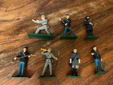 7 Vintage Blue Box Metal