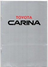 Toyota Carina 1988 UK Market