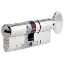 Yale Platinum 3 Star 45-50 Security Euro Cylinder Lock UPVC Doors Anti Snap