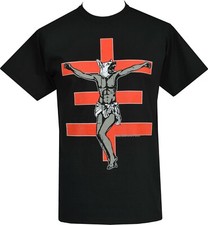 Psychic TV Mens T-Shirt Val Denham Wolf Dog Cross PTV Industrial Punk Genesis