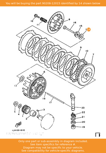 Yamaha washer conical - yamaha,
