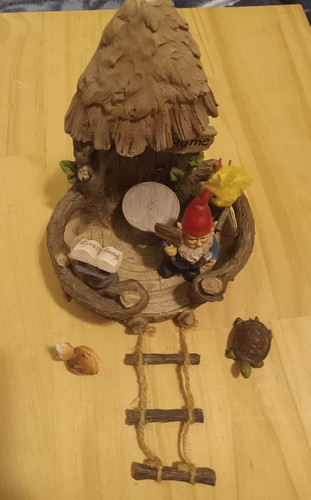 Fairy patio deck setting with - fairy,