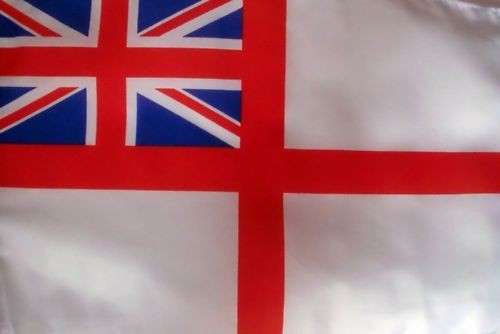 British navy white ensign - navy,