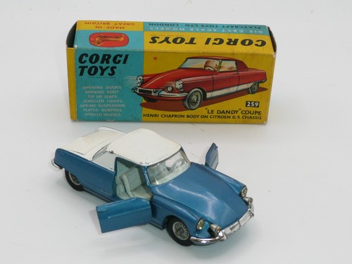 Corgi 259 rare blue - rare, white