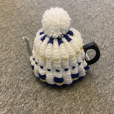 Gorgeous Hand Made Tea Cosy (Spurs, Leeds Utd)
