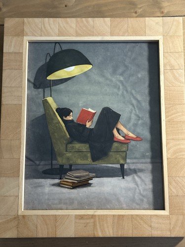 Solid wood framed bookish - solid,