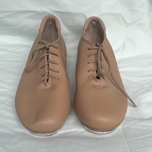 Beige lace tap dance - lace-up,