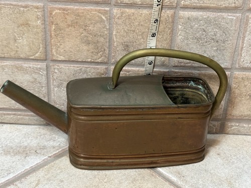 Vintage copper watering can - copper,