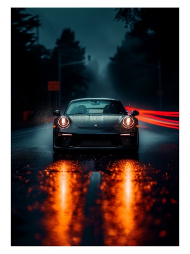 Sports car night - sports, photography