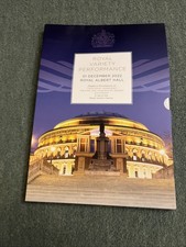 Royal Variety Performance Programme 2022 Royal Albert Hall