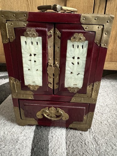 Vintage chinese jewellery box - vintage,