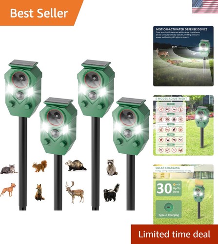 Pack solar powered - 4-pack,