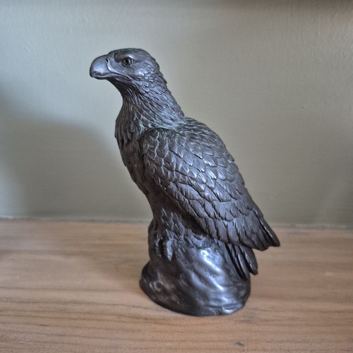 Small cold cast bronze - cast, eagle