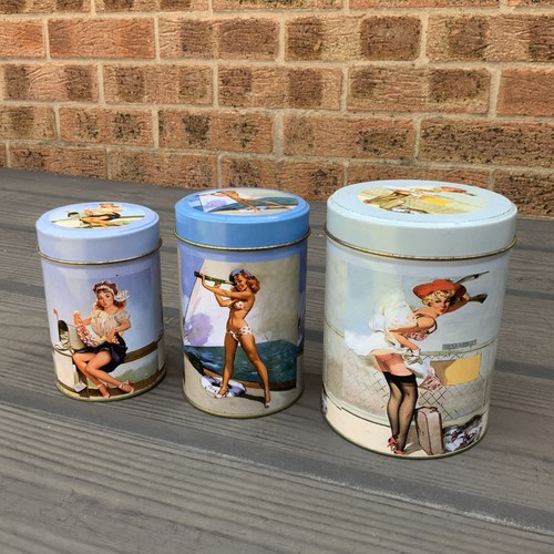 Set old sweet tin - sweet,