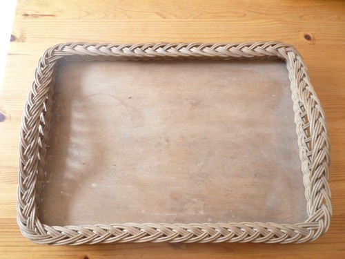 Vintage wicker rectangular - wicker,