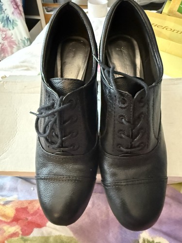 Ladies footglove black leather - ladies,