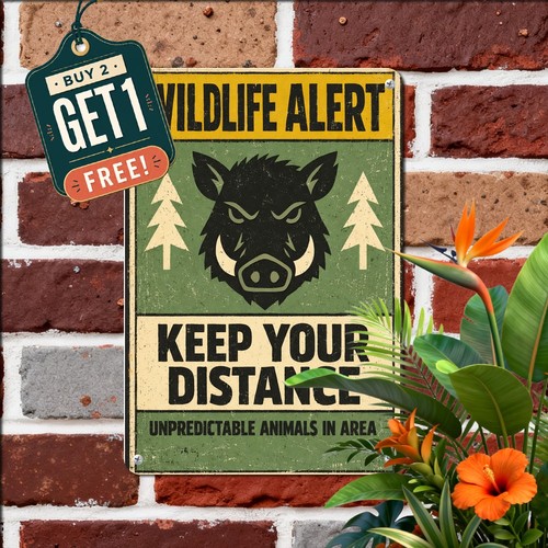 Caution dangerous animals - dangerous,
