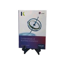 Kaplan BA1 Fundamentals of Business Economics Study Text CIMA Book Pre-Owned