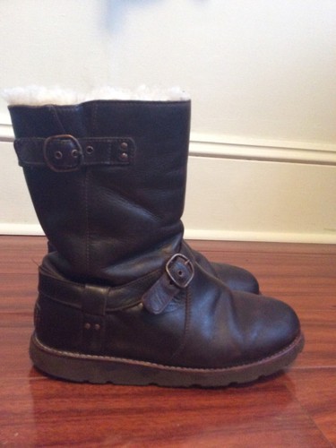 Ugg noira brown leather - ugg,