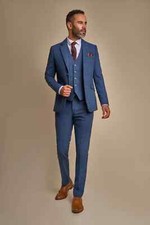 Mens Cavani Canegi tweed Blue