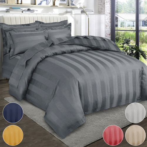 Egyptian stripe duvet quilt - duvet,