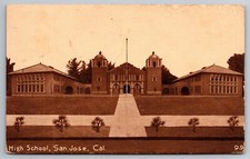 San Jose California High School c1912 Postcard N762