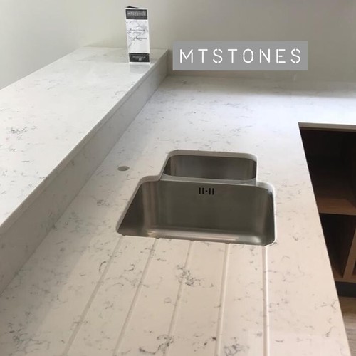 Marble effect quartz - effect,
