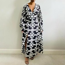 Asos Black/White Printed Long