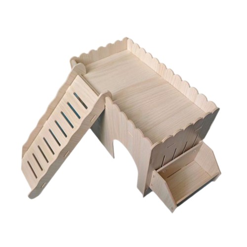Wooden guinea pig house - pig,