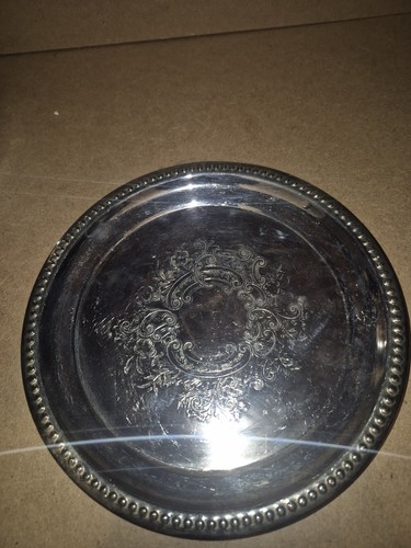Cavalier silver plated plate - cavalier,
