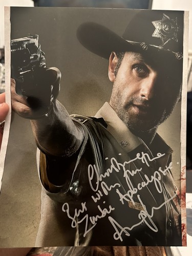 Andrew lincoln signed - andrew,