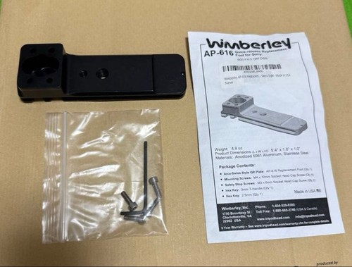 Wimberley 618 camera plate - camera,
