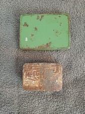 Two Vintage Tins, Green Tin