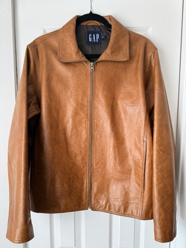 Gap men leather jacket - gap,