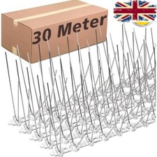 30M 40M Pigeon Bird Spikes Wall Fence Deterrent Metal AntiPerch Control Repeller