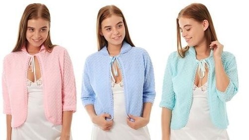 Ladies knitted crochet design - knitted,
