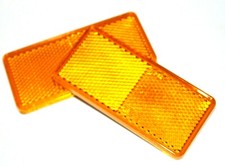 Amber Reflector Self Adhesive