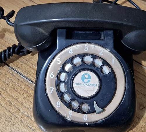 Vintage black bakelite rotary - vintage,