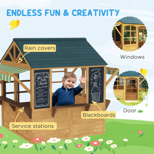 Aiyaplay wooden playhouse for - aiyaplay,