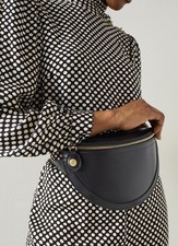 L.K.Bennett Greta Black Leather Cross - Body Bag RRP £229