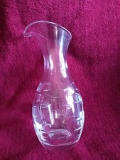 John Rocha Waterford Cut Crystal Carafe Geo Oden Clear Cut Squares