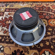 Vintage 1970s Goodmans Audiom 12-P Red Grey 50w 15ohms 12" Speaker Driver