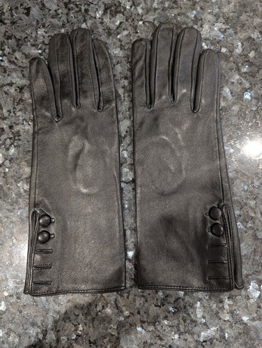 Vintage soft black leather