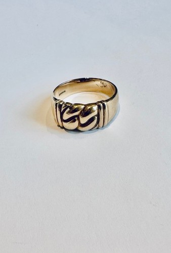 Mens solid 9ct yellow gold - mens,